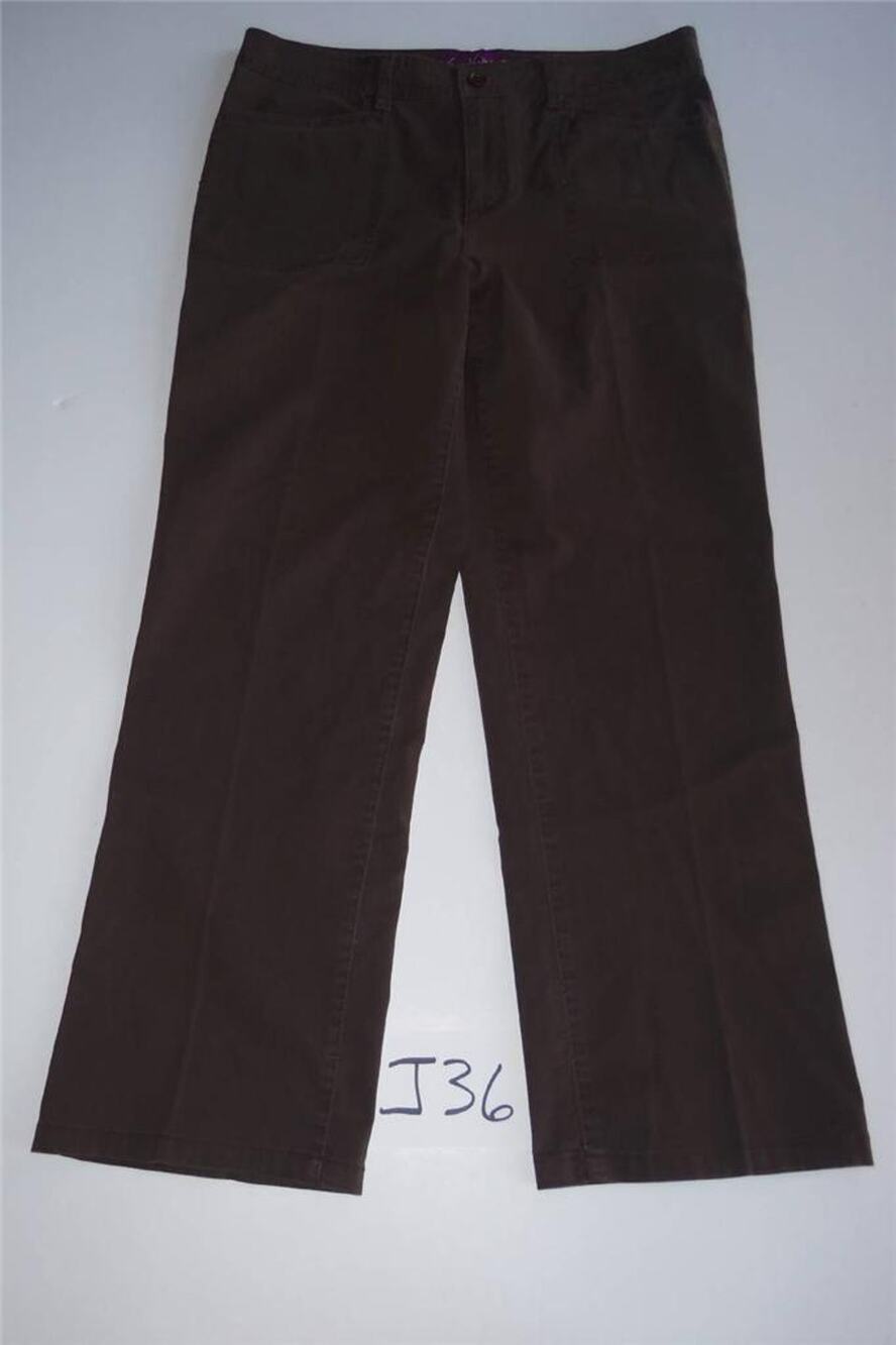 Gloria Vanderbilt Pants Size 14 Short Brown -0114J36